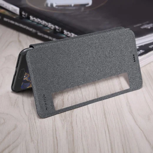 Nillkin Sparkle Series Flip Case Huawei P20 Grijs afbeelding 7