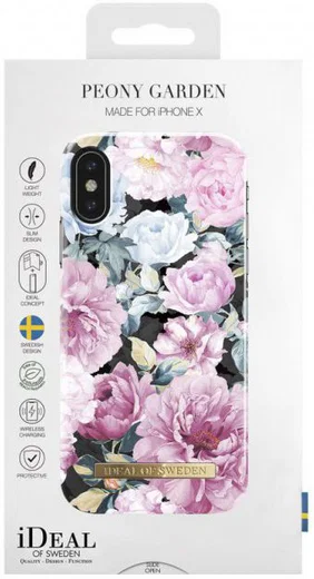 iDeal of Sweden iPhone XS / X Fashion Hoesje Peony Garden afbeelding 4