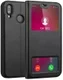 Huawei P20 Lite Dual Window View Case Zwart afbeelding 1