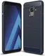 Samsung Galaxy A8 (2018) Geborsteld TPU Hoesje Blauw afbeelding 1