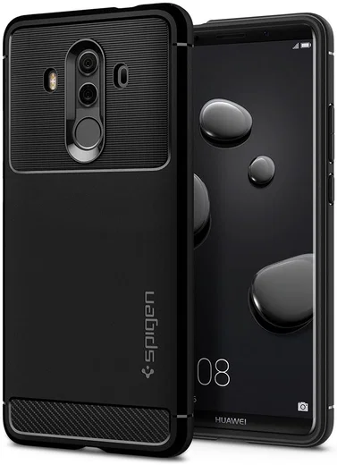 Spigen Rugged Armor Huawei Mate 10 Pro Hoesje Zwart afbeelding 1