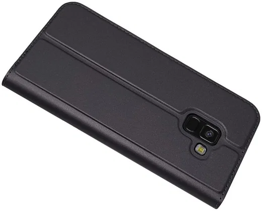 Samsung Galaxy A8 (2018) Portemonnee Hoesje Zwart afbeelding 9