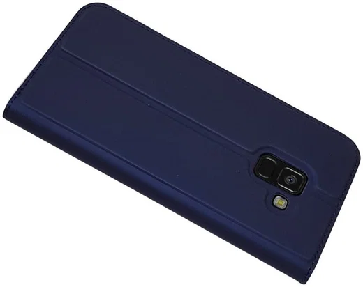 Samsung Galaxy A8 (2018) Portemonnee Hoesje Blauw afbeelding 9