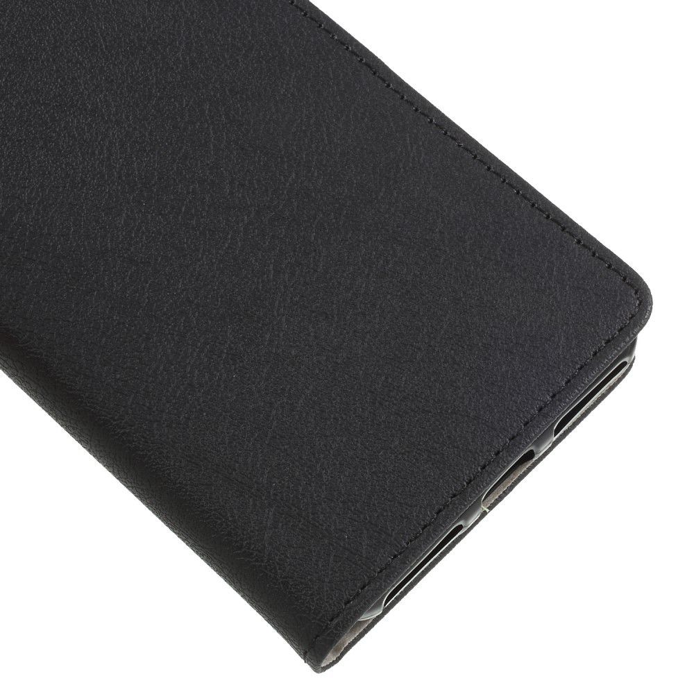Wiko View 2 Kunstlederen Wallet Stand Hoesje Zwart afbeelding 8