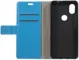 Wiko View 2 Lederen Wallet Stand Hoesje Blauw afbeelding 2