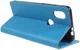 Wiko View 2 Lederen Wallet Stand Hoesje Blauw afbeelding 3