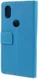 Wiko View 2 Lederen Wallet Stand Hoesje Blauw afbeelding 6