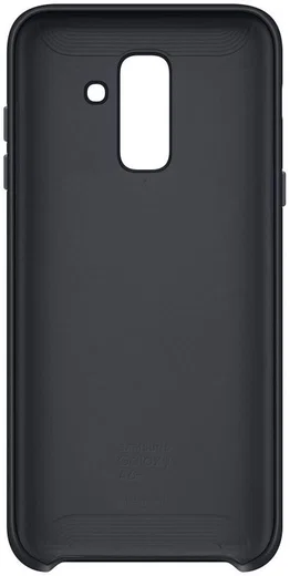Samsung Galaxy A6 Plus Dual Layer Cover Zwart afbeelding 5