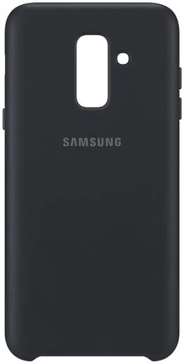Samsung Galaxy A6 Plus Dual Layer Cover Zwart afbeelding 6