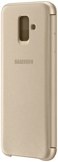 Origineel Samsung Galaxy A6 (2018) Hoesje Wallet Cover Goud afbeelding 7