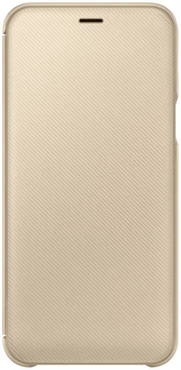 Origineel Samsung Galaxy A6 (2018) Hoesje Wallet Cover Goud afbeelding 3