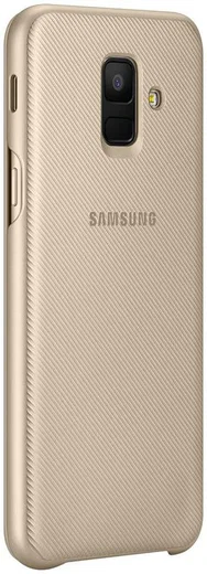 Origineel Samsung Galaxy A6 (2018) Hoesje Wallet Cover Goud afbeelding 4