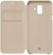Origineel Samsung Galaxy A6 (2018) Hoesje Wallet Cover Goud afbeelding 5