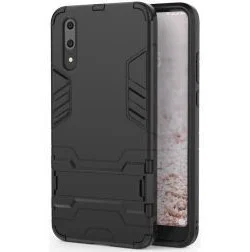 Huawei P20 Pro Hybride Hoesje met Kickstand Zwart afbeelding 1