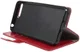 Huawei Y6 (2018) Lederen Wallet Stand Hoesje Rood afbeelding 4