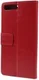 Huawei Y6 (2018) Lederen Wallet Stand Hoesje Rood afbeelding 6