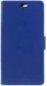 Huawei Y6 (2018) Lederen Wallet Stand Hoesje Blauw afbeelding 5