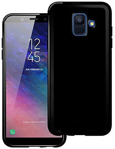 Samsung Galaxy A6 TPU Hoesje Zwart afbeelding 1