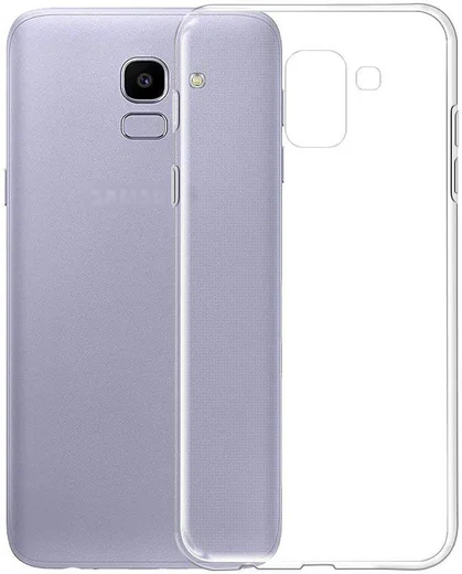 Samsung Galaxy J6 (2018) Hoesje Dun TPU Transparant afbeelding 1