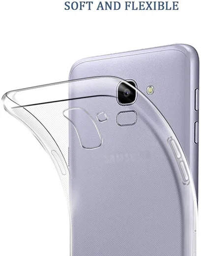 Samsung Galaxy J6 (2018) Hoesje Dun TPU Transparant afbeelding 2