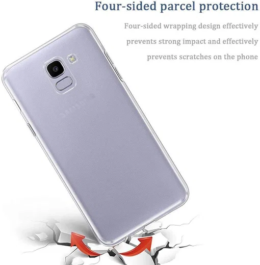 Samsung Galaxy J6 (2018) Hoesje Dun TPU Transparant afbeelding 4