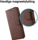 Huawei P20 Pro Lederen Portemonnee Stand Bookcase Hoesje Bruin afbeelding 5