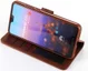 Huawei P20 Pro Lederen Portemonnee Stand Bookcase Hoesje Bruin afbeelding 11