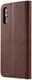 Huawei P20 Pro Lederen Portemonnee Stand Bookcase Hoesje Bruin afbeelding 1