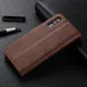 Huawei P20 Pro Lederen Portemonnee Stand Bookcase Hoesje Bruin afbeelding 12