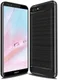 Huawei Y6 (2018) Geborsteld TPU Hoesje Zwart afbeelding 1