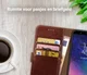Rosso Element Samsung Galaxy A6 Plus Hoesje Book Cover Bruin afbeelding 9