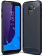 Samsung Galaxy J6 (2018) Geborsteld TPU Hoesje Blauw afbeelding 1