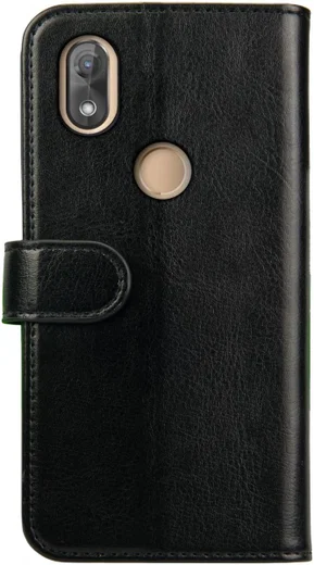 Rosso Element Wiko View 2 Hoesje Book Cover Zwart afbeelding 4