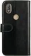 Rosso Element Wiko View 2 Hoesje Book Cover Zwart afbeelding 4