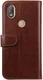 Rosso Element Wiko View 2 Hoesje Book Cover Bruin afbeelding 5