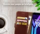 Rosso Element Huawei Y6 2018 Hoesje Book Cover Bruin afbeelding 8