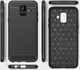 Samsung Galaxy A6 Geborsteld TPU Hoesje Zwart afbeelding 9