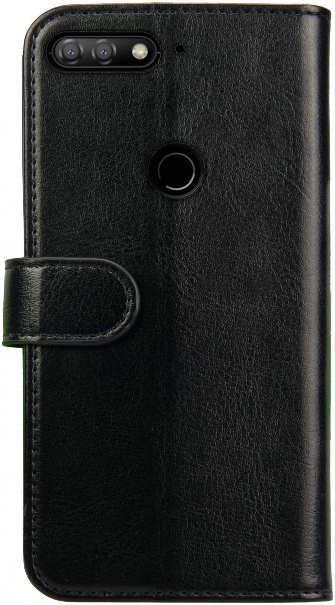 Rosso Element Huawei Y7 2018 Hoesje Book Cover Zwart afbeelding 4