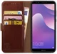 Rosso Element Huawei Y7 2018 Hoesje Book Cover Bruin afbeelding 1