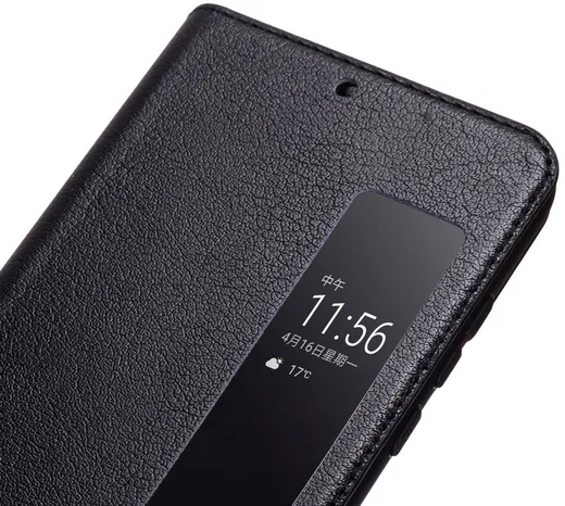 Huawei P20 Window View Hoesje Zwart afbeelding 11