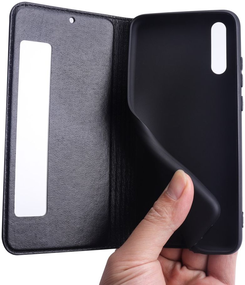 Huawei P20 Window View Hoesje Zwart afbeelding 3
