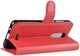 Wiko View Lite Lederen Portemonnee Stand Hoesje Rood afbeelding 2