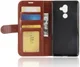 Nokia 7 Plus Lederen Portemonnee Stand Hoesje Bruin afbeelding 4