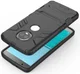 Motorola Moto G6 Plus Hybride Hoesje met Kickstand Zwart afbeelding 3
