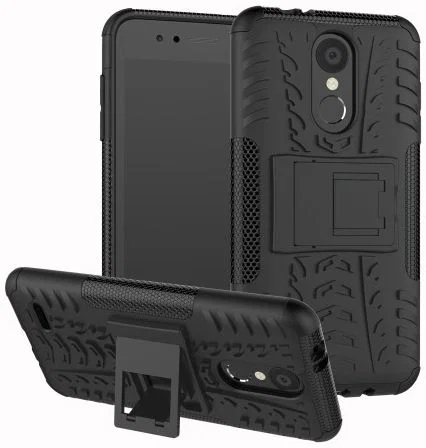 LG K9 Hybride Kickstand Hoesje Zwart afbeelding 10