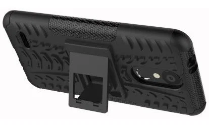 LG K9 Hybride Kickstand Hoesje Zwart afbeelding 5