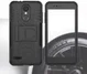 LG K9 Hybride Kickstand Hoesje Zwart afbeelding 8