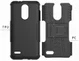 LG K9 Hybride Kickstand Hoesje Zwart afbeelding 9