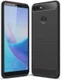 Huawei Y9 (2018) Geborsteld TPU Hoesje Zwart afbeelding 1