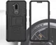 LG G7 Hybride Hoesje met Standaard Zwart afbeelding 10